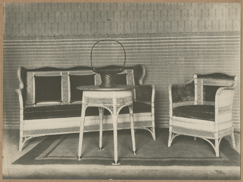 Meubilair voor het schip Titanic, 1911. Maker onbekend