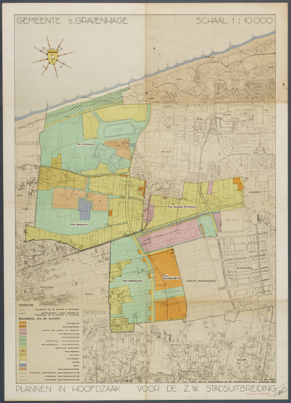 Uitbreidingsplan uit 1952 Uitbreidingsplan uit 1952