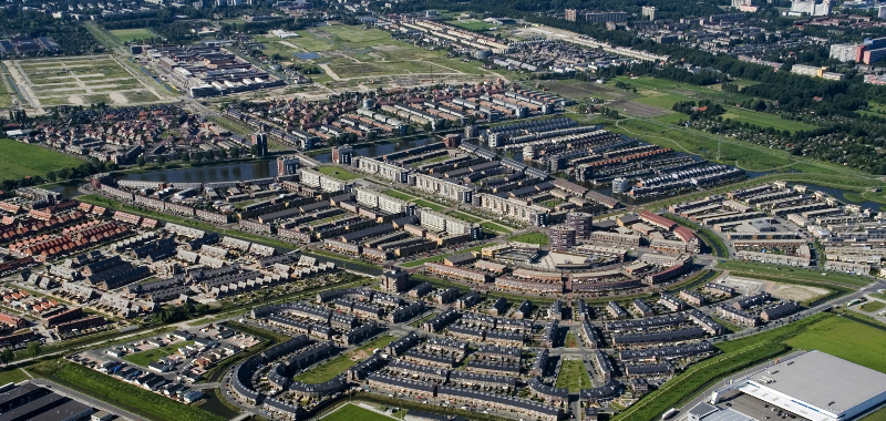 2005, Luchtfoto Laan van Wateringse Veld | Fotograaf Willem Vermij, Dienst Stedelijke Ontwikkeling